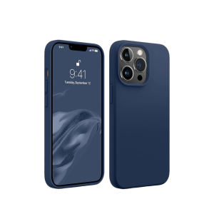 IPhone 13 Pro - Soft touch Silicone Cover-Blå