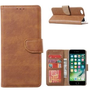 iPhone 6/6S Plus Flip Cover Brun